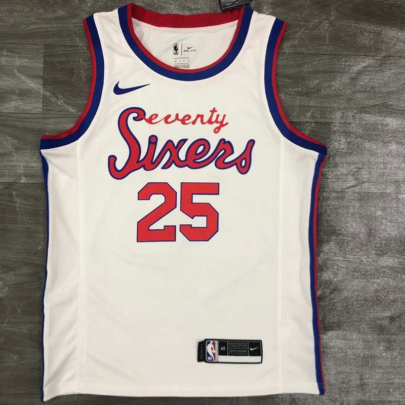 Philadelphia 76ers 20/21 White Classics Basketball Jersey (Hot Press) Philadelphia 76ers 20/21 White Classics Basketball Jersey (Hot Press)