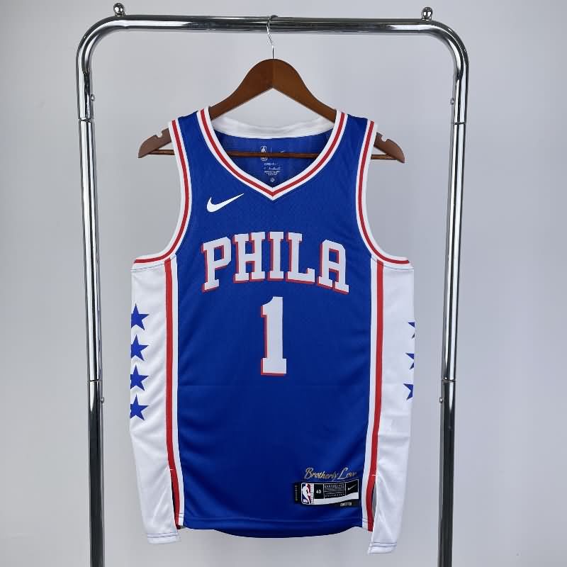 Philadelphia 76ers 22/23 Blue Basketball Jersey (Hot Press) Philadelphia 76ers 22/23 Blue Basketball Jersey (Hot Press)