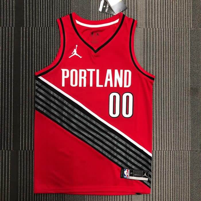 Portland Trail Blazers 20/21 Red AJ Basketball Jersey (Hot Press) Portland Trail Blazers 20/21 Red AJ Basketball Jersey (Hot Press)