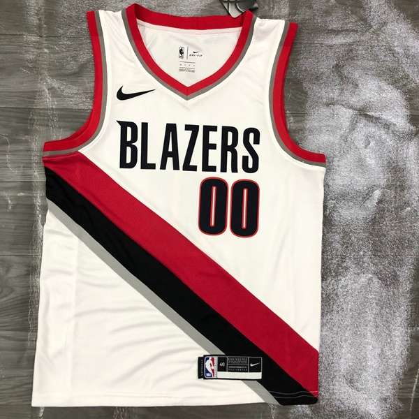 Portland Trail Blazers 20/21 White Basketball Jersey (Hot Press) Portland Trail Blazers 20/21 White Basketball Jersey (Hot Press)