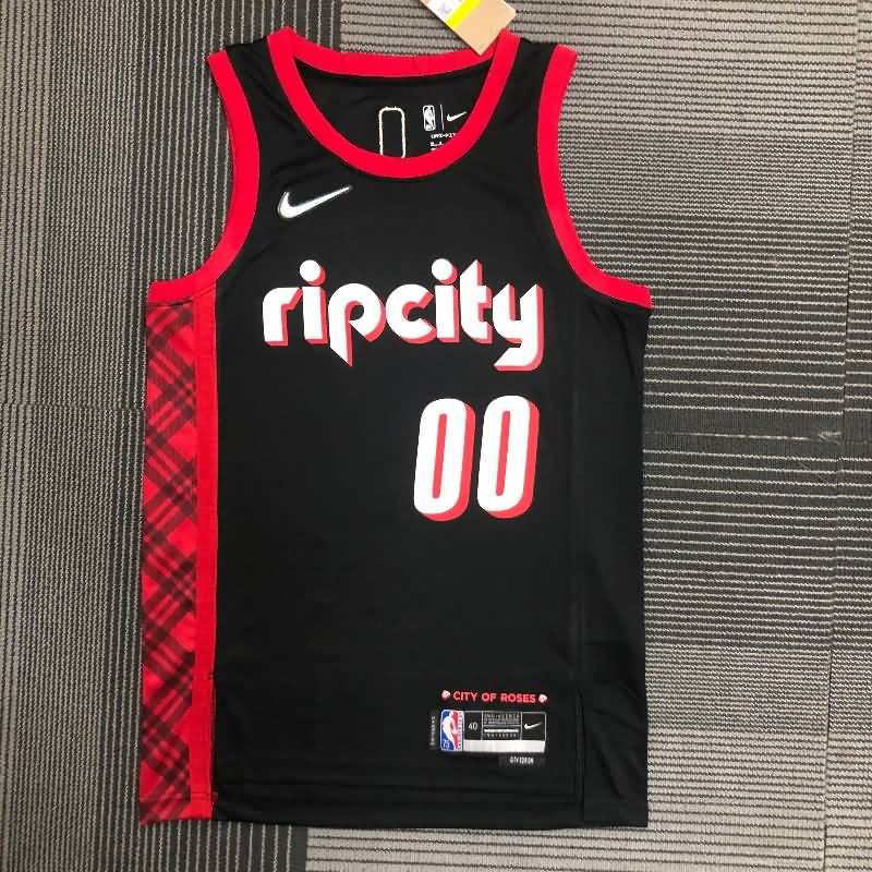 Portland Trail Blazers 21/22 Black City Basketball Jersey (Hot Press) Portland Trail Blazers 21/22 Black City Basketball Jersey (Hot Press)