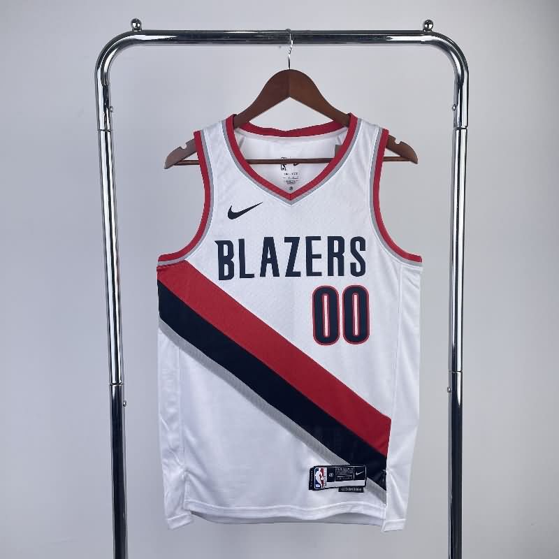 Portland Trail Blazers 22/23 White Basketball Jersey (Hot Press) Portland Trail Blazers 22/23 White Basketball Jersey (Hot Press)