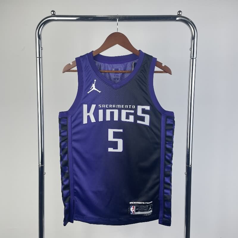 Sacramento Kings 23/24 Purple AJ Basketball Jersey (Hot Press) Sacramento Kings 23/24 Purple AJ Basketball Jersey (Hot Press)