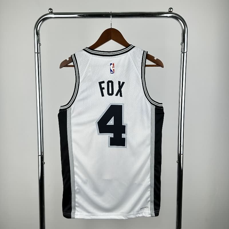 San Antonio Spurs 22/23 White Basketball Jersey (Hot Press)