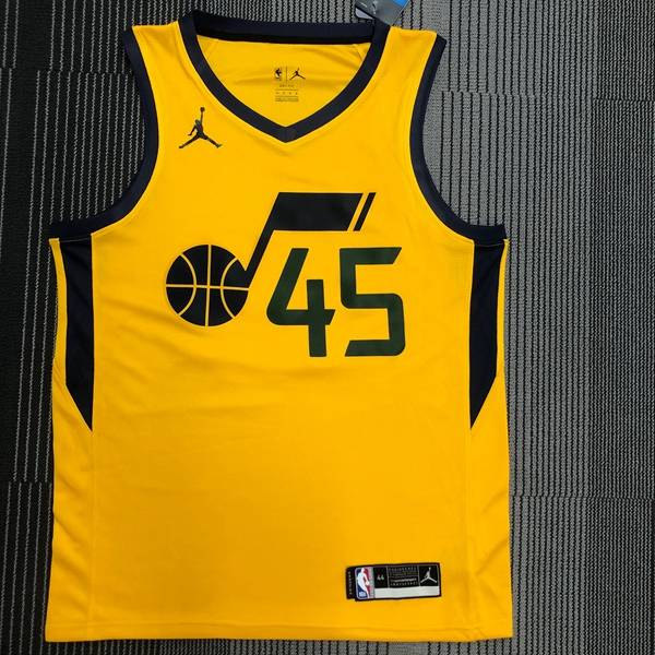 Utah Jazz 20/21 Yellow Basketball Jersey (Hot Press) Utah Jazz 20/21 Yellow Basketball Jersey (Hot Press)
