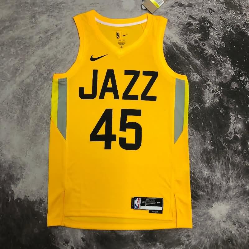 Utah Jazz 22/23 Yellow Basketball Jersey (Hot Press) Utah Jazz 22/23 Yellow Basketball Jersey (Hot Press)