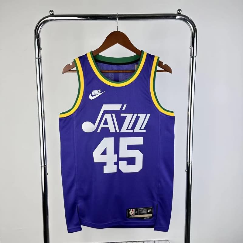 Utah Jazz 23/24 Purple Classics Basketball Jersey (Hot Press) Utah Jazz 23/24 Purple Classics Basketball Jersey (Hot Press)