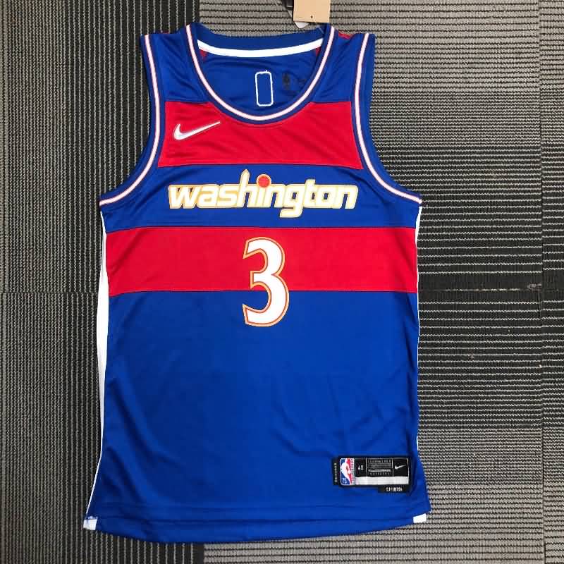 Washington Wizards 21/22 Blue City Basketball Jersey (Hot Press) Washington Wizards 21/22 Blue City Basketball Jersey (Hot Press)