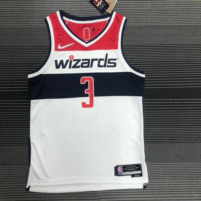 Washington Wizards 21/22 White Basketball Jersey (Hot Press) Washington Wizards 21/22 White Basketball Jersey (Hot Press)