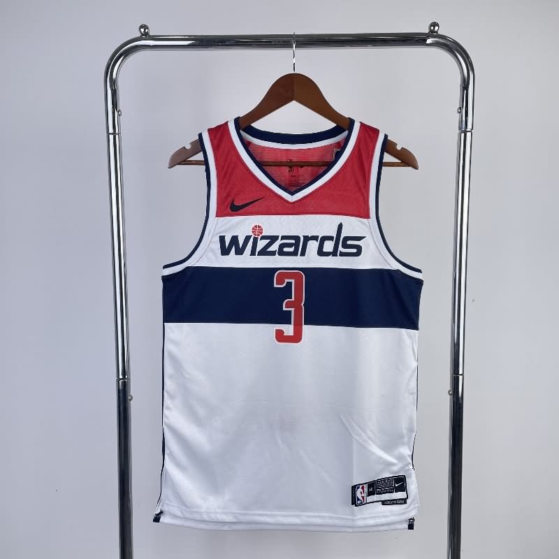 Washington Wizards 22/23 White Basketball Jersey (Hot Press) Washington Wizards 22/23 White Basketball Jersey (Hot Press)