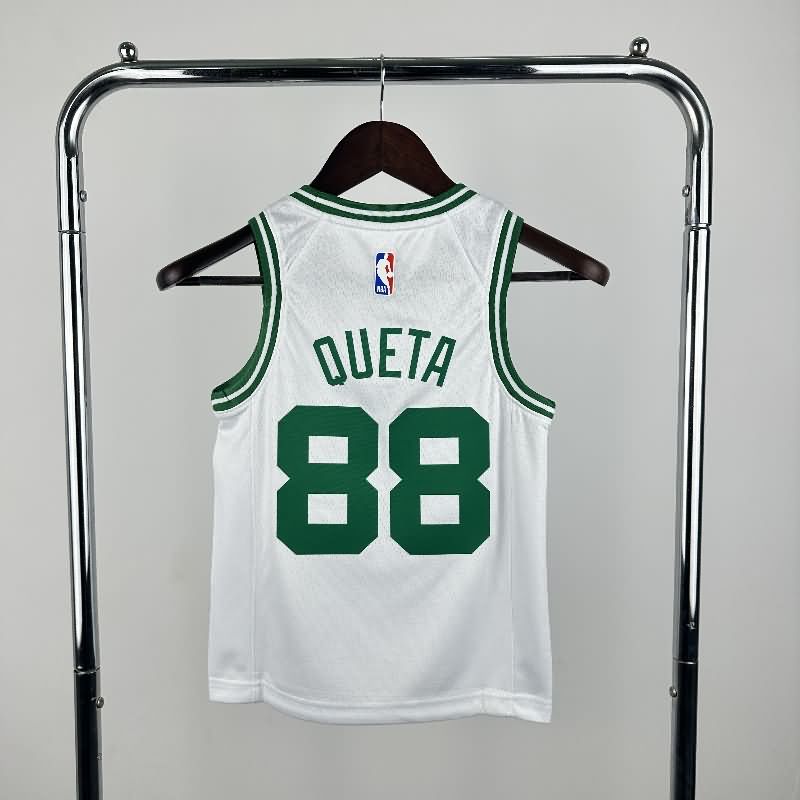Boston Celtics 22/23 White Youth NBA Jersey (Hot Press)