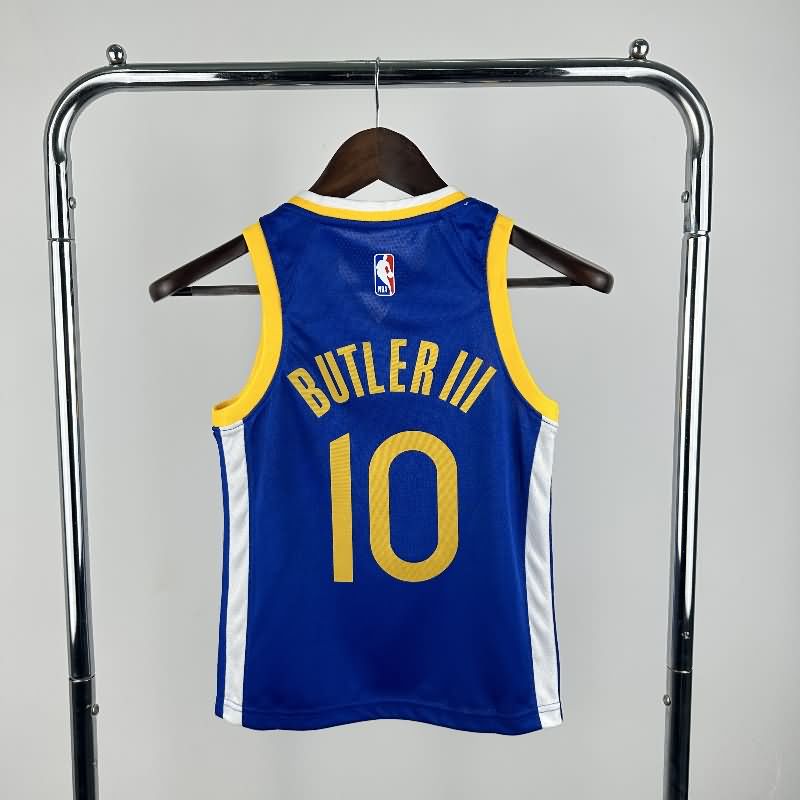 Golden State Warriors 22/23 Blue Youth NBA Jersey (Hot Press)