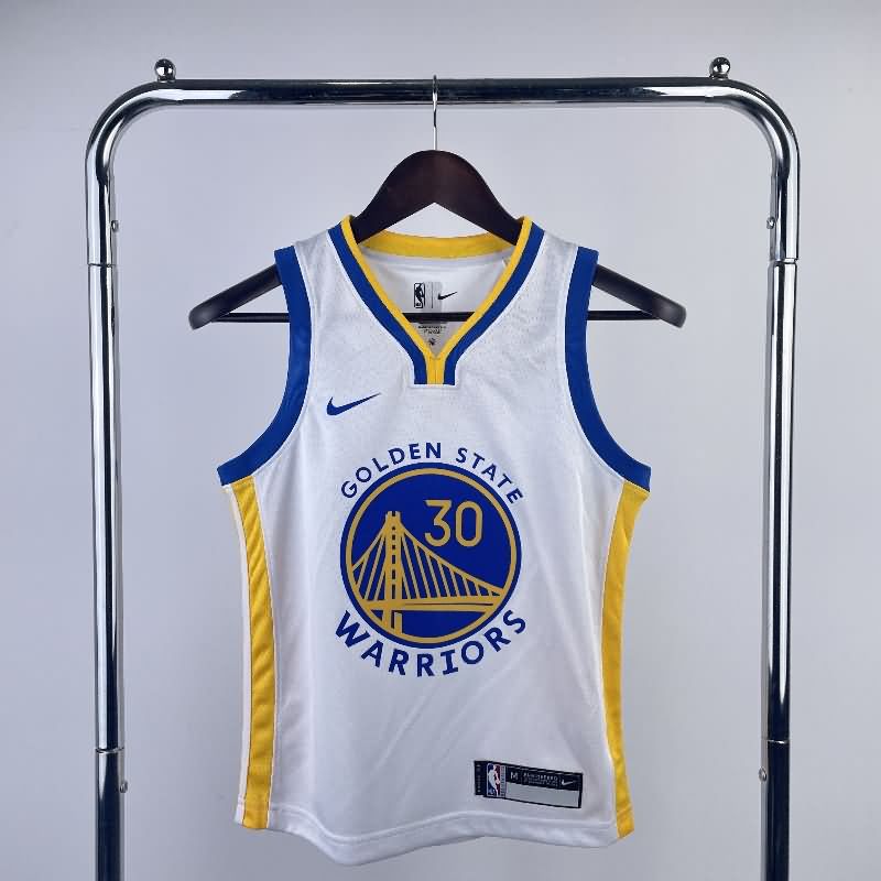 Golden State Warriors 22/23 White Youth NBA Jersey (Hot Press) Golden State Warriors 22/23 White Youth NBA Jersey (Hot Press)
