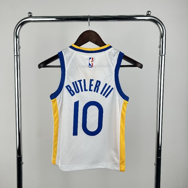 Golden State Warriors 22/23 White Youth NBA Jersey (Hot Press)
