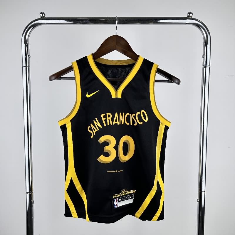 Golden State Warriors 23/24 Black City Youth NBA Jersey (Hot Press) Golden State Warriors 23/24 Black City Youth NBA Jersey (Hot Press)