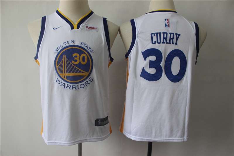 Golden State Warriors White CURRY #30 Young NBA Jersey (Stitched) Golden State Warriors White CURRY #30 Young NBA Jersey (Stitched)