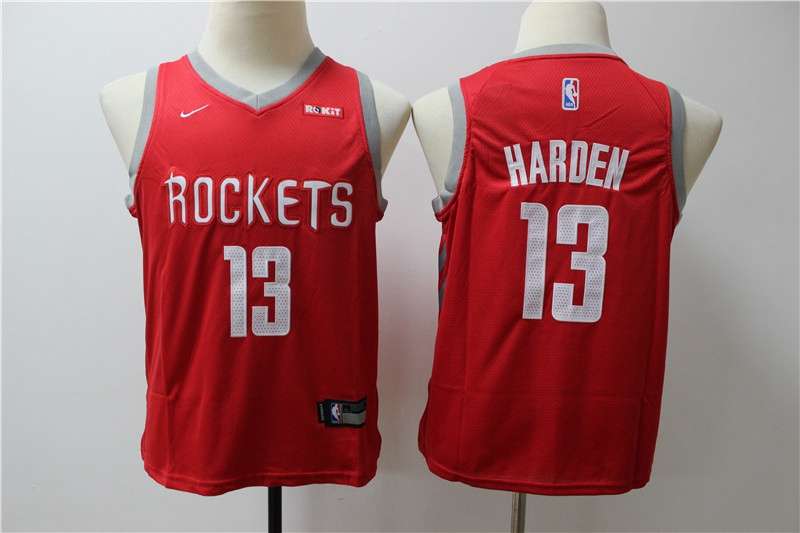 Houston Rockets Red HARDEN #13 Young NBA Jersey (Stitched) Houston Rockets Red HARDEN #13 Young NBA Jersey (Stitched)
