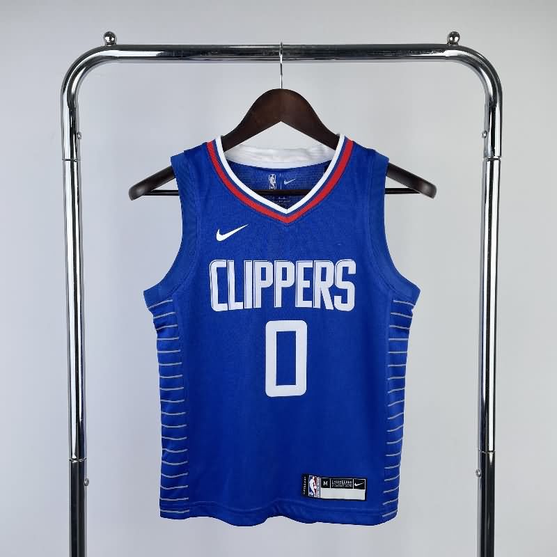 Los Angeles Clippers 22/23 Blue Youth NBA Jersey (Hot Press) Los Angeles Clippers 22/23 Blue Youth NBA Jersey (Hot Press)