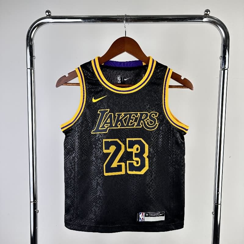 Los Angeles Lakers 2020 Black City Youth NBA Jersey (Hot Press) Los Angeles Lakers 2020 Black City Youth NBA Jersey (Hot Press)