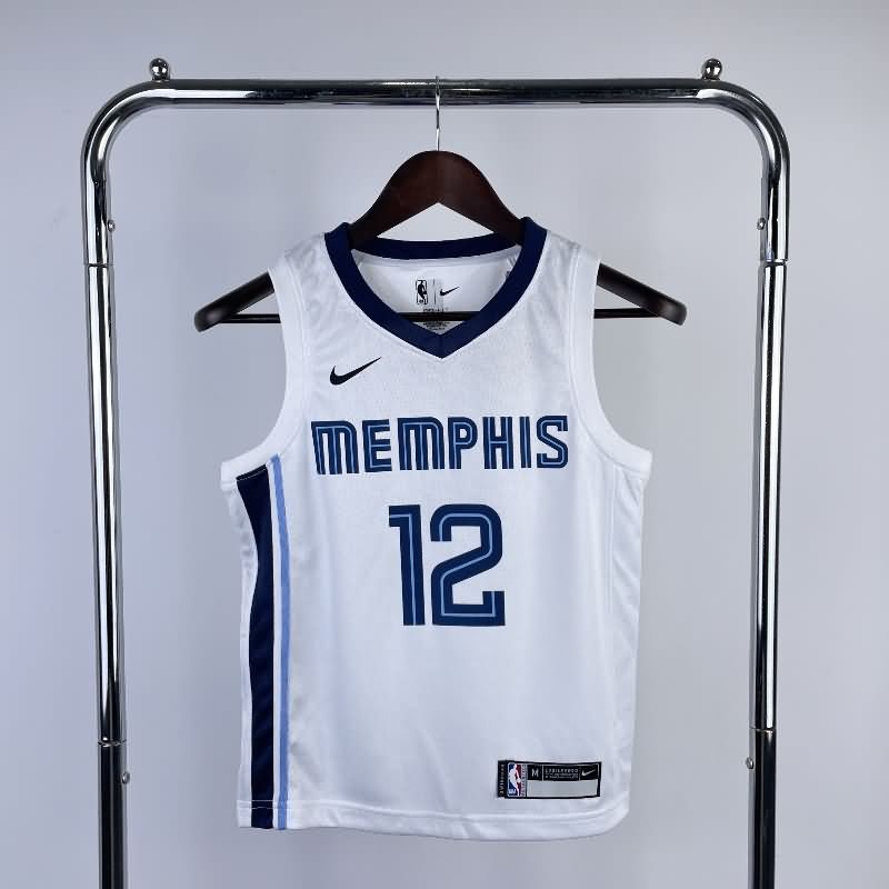 Memphis Grizzlies 22/23 White Youth NBA Jersey (Hot Press) Memphis Grizzlies 22/23 White Youth NBA Jersey (Hot Press)