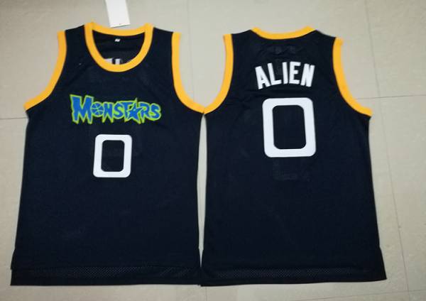 Movie Black #0 ALIEN Basketball Jersey (Stitched) Movie Black #0 ALIEN Basketball Jersey (Stitched)