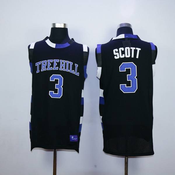 Movie Black #3 SCOTT Basketball Jersey (Stitched) Movie Black #3 SCOTT Basketball Jersey (Stitched)