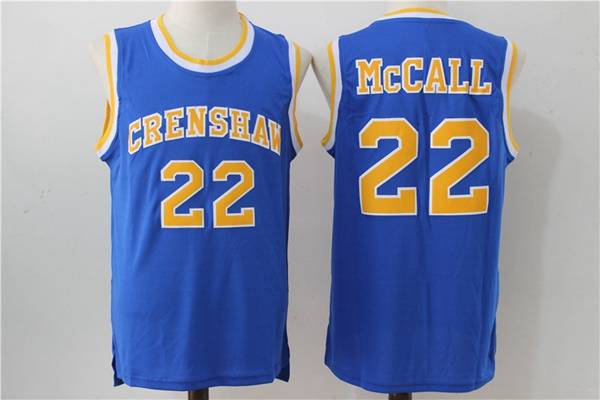 Movie Blue #22 McCALL Basketball Jersey (Stitched) Movie Blue #22 McCALL Basketball Jersey (Stitched)