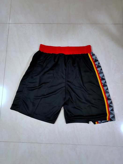 Atlanta Hawks Black NBA Shorts