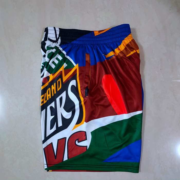 Boston Celtics Mitchell&Ness Red Blue NBA Shorts