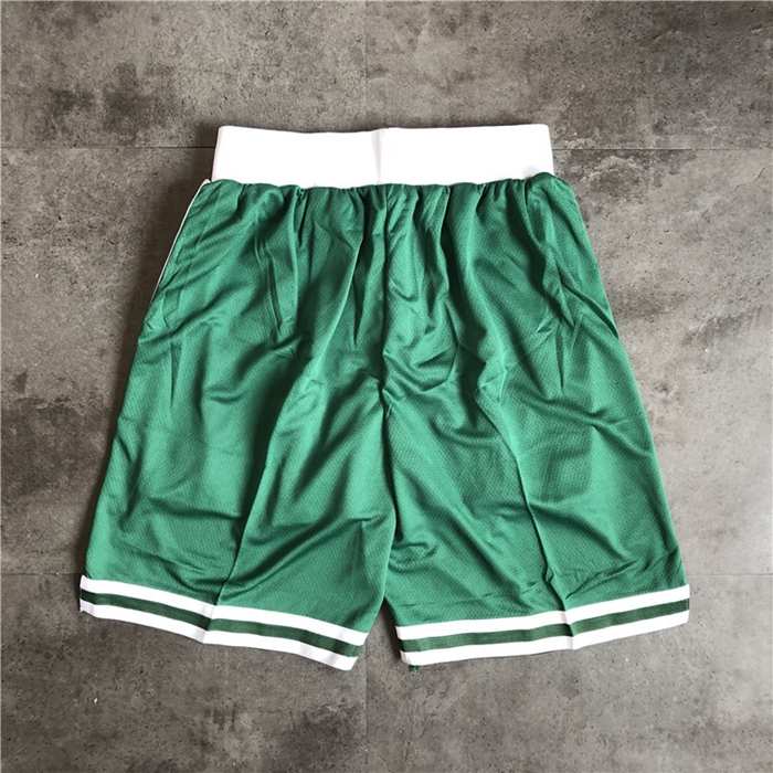 Boston Celtics Green NBA Shorts 02