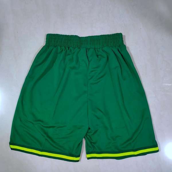 Boston Celtics Green NBA Shorts 03