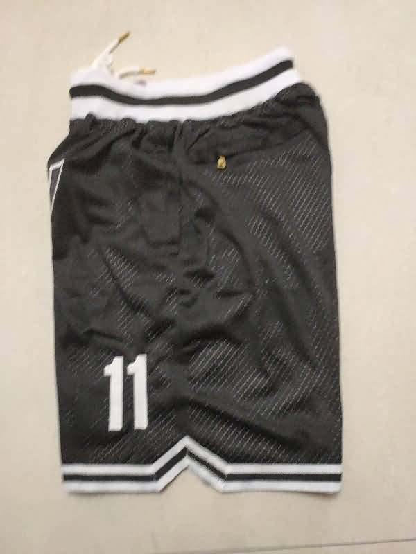 Brooklyn Nets Just Don Black Basketball Shorts 02