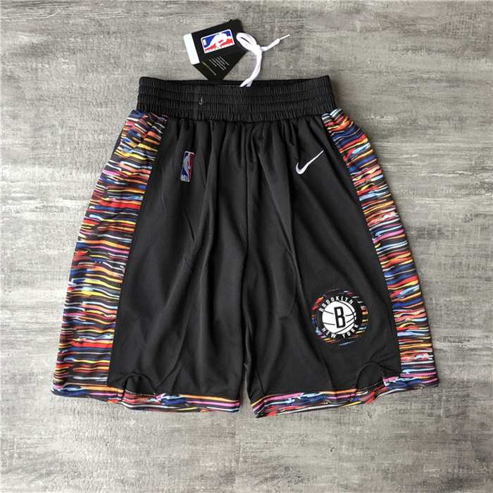 Brooklyn Nets Black City NBA Shorts