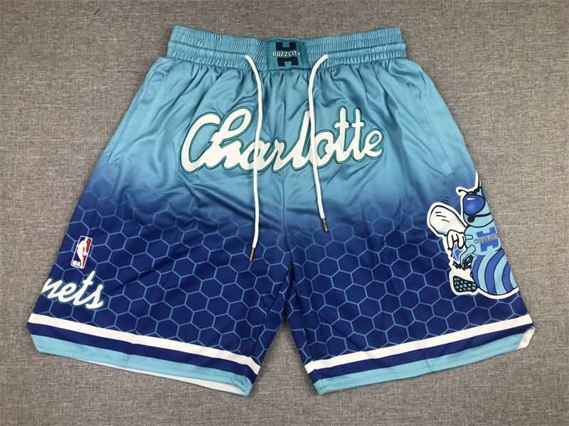 Charlotte Hornets Just Don Green Basketball Shorts Charlotte Hornets Just Don Green Basketball Shorts