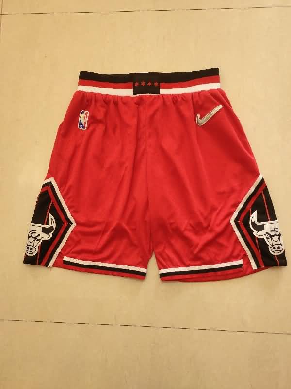 Chicago Bulls Red Basketball Shorts 02 Chicago Bulls Red Basketball Shorts 02
