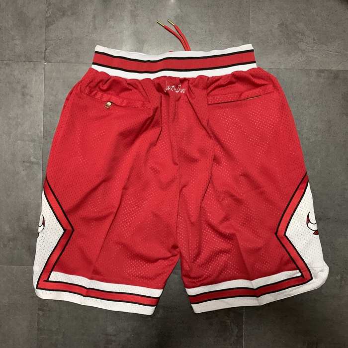 Chicago Bulls Just Don Red NBA Shorts