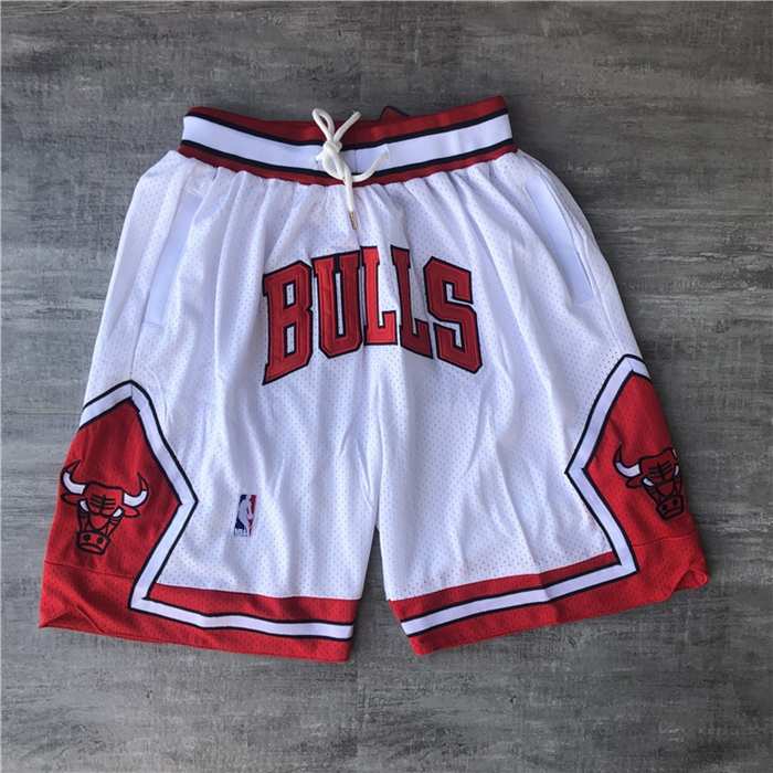 Chicago Bulls Just Don White NBA Shorts Chicago Bulls Just Don White NBA Shorts
