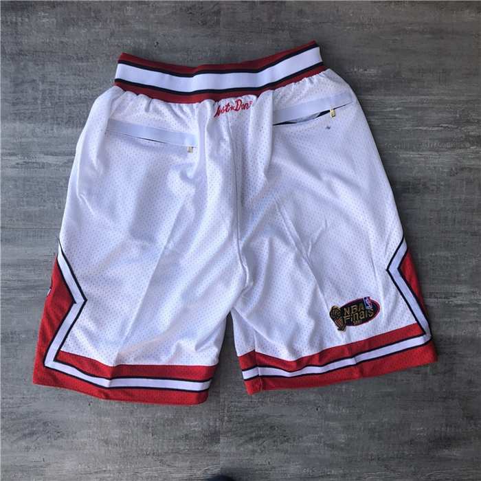 Chicago Bulls Just Don White NBA Shorts