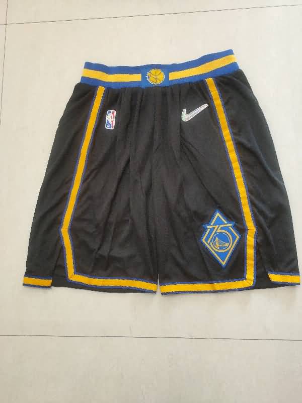 Golden State Warriors Black Basketball Shorts 02 Golden State Warriors Black Basketball Shorts 02