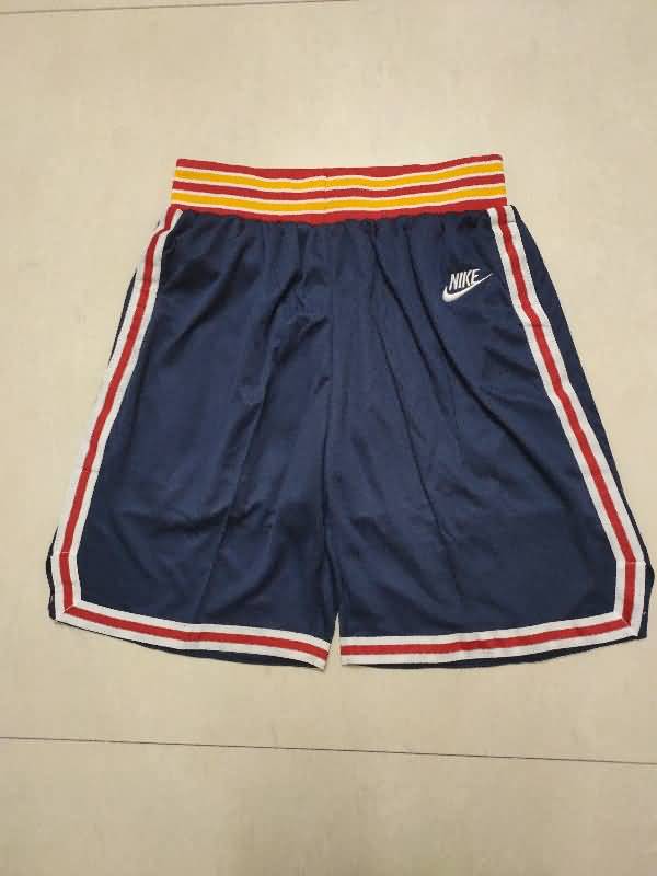 Golden State Warriors Dark Blue Basketball Shorts 04 Golden State Warriors Dark Blue Basketball Shorts 04