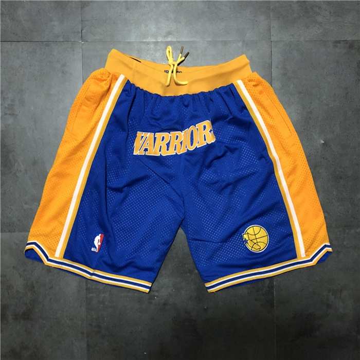 Golden State Warriors Just Don Blue NBA Shorts Golden State Warriors Just Don Blue NBA Shorts