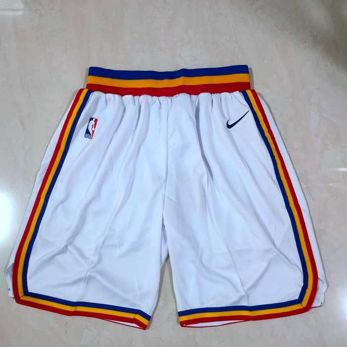 Golden State Warriors White Classics NBA Shorts Golden State Warriors White Classics NBA Shorts