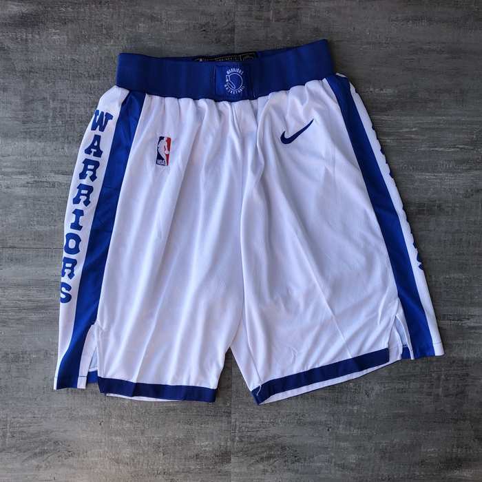 Golden State Warriors White Classics NBA Shorts 02 Golden State Warriors White Classics NBA Shorts 02