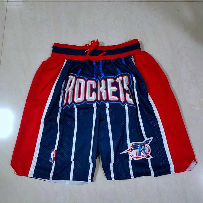 Houston Rockets Just Don Dark Blue NBA Shorts Houston Rockets Just Don Dark Blue NBA Shorts