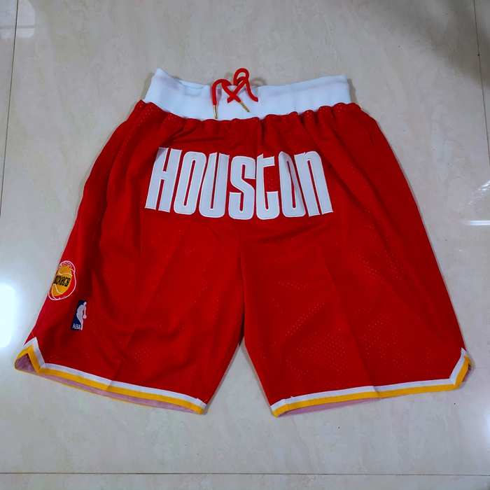 Houston Rockets Just Don Red NBA Shorts Houston Rockets Just Don Red NBA Shorts