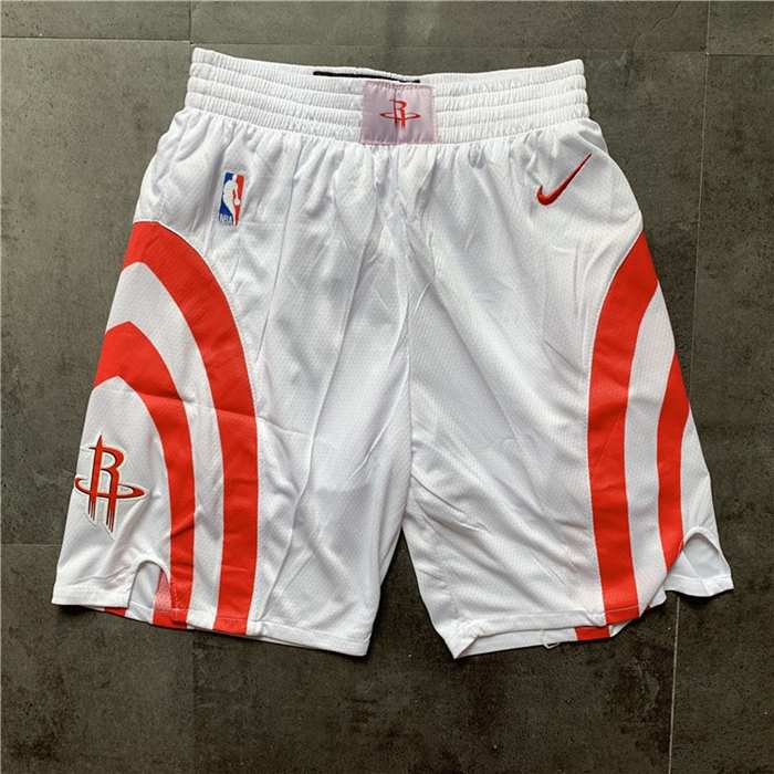 Houston Rockets White NBA Shorts Houston Rockets White NBA Shorts