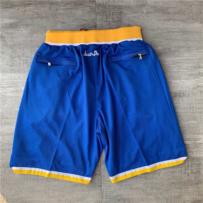 Indiana Pacers Just Don Blue NBA Shorts