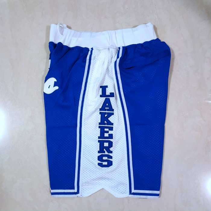 Los Angeles Lakers Just Don Blue NBA Shorts