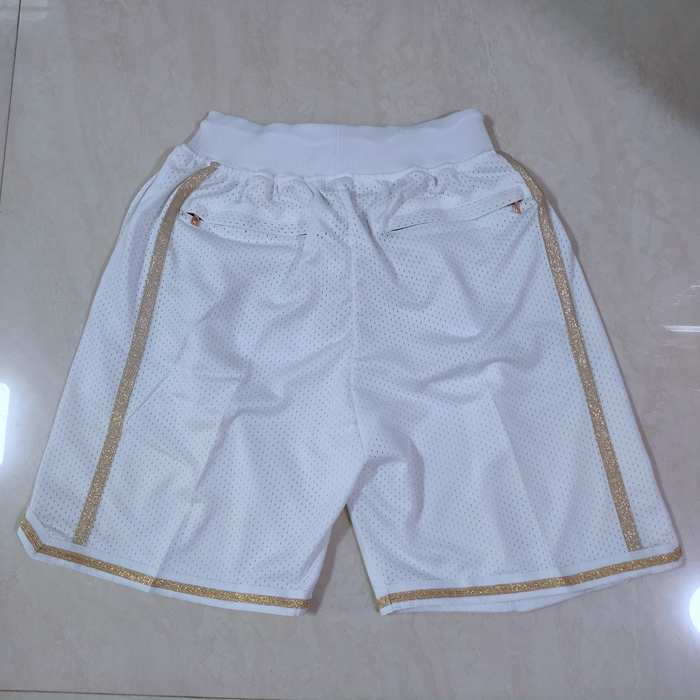 Los Angeles Lakers Just Don White MVP NBA Shorts