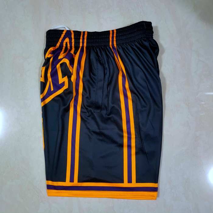 Los Angeles Lakers Mitchell&Ness Black NBA Shorts